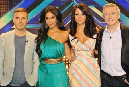 The X-Factor Judges for 2012