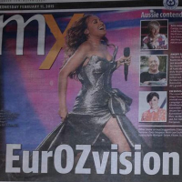 Eurovision Australia Newspaper (image: Sharleen Wright)