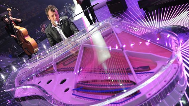 It's easy to see how Raphael Gualazzi may have wanted the live music option (Photo: Alain Douit, EBU)