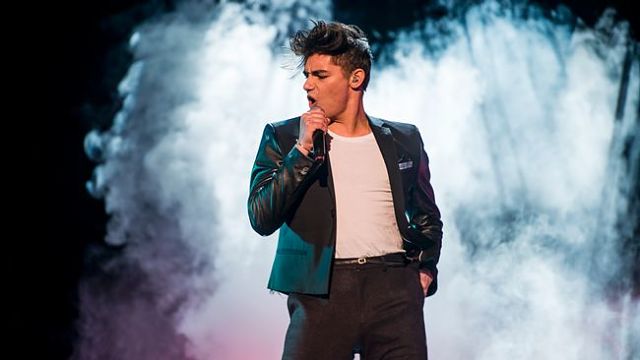 Swedish jury member Anton Ewald joins Wiktoria once again after being her choreographer for Melodifestivalen this year (Photo: Olle Kirchmeier, SVT)