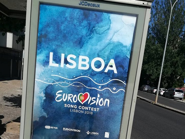 Eurovision 2018 reaches the Lisbon bus shelters.