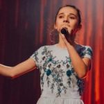 Manw singing ahead of Wales' debut at Junior Eurovision.