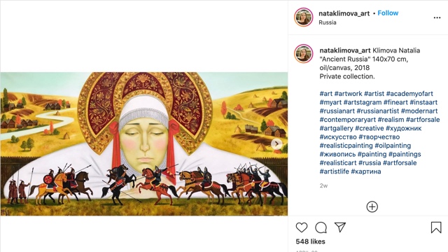 Klimova Natalia "Ancient Russia" (via Instagram)