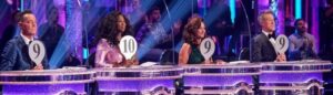 The BBC's Strictly Come Dancing jury (photo: BBC)