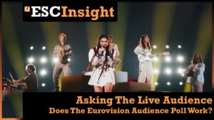 Ladaniva rehearsing on the Eurovision stage (Photo: Sarah Louise Bennett, EBU)