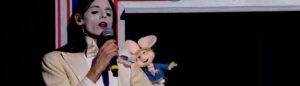 Lucio Corsi and Topo Gigio, Sanremo 2025 (image: RAI/YouTube).