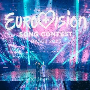 JJ, Austria 2025, Winner's Tickertape (photo Alma Bengtson/EBU)
