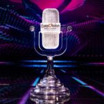 The Eurovision Song Contest Trophy in 2025 (photo: Corinne Cumming/EBU)