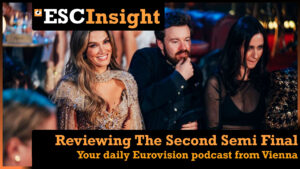 The artists of Vienna 2026 in the Green Room during the Second Semi-Final of the Eurovision Song Contest at Wiener Stadhalle on 14 May Photo Credit: Sarah Louise Bennett / EBU