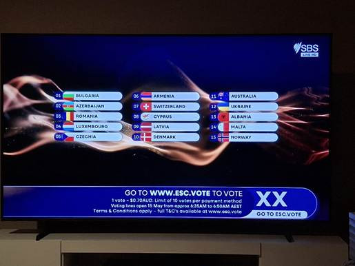 Investigating the 2026 Televote regulations (image: Sharleen Wright)